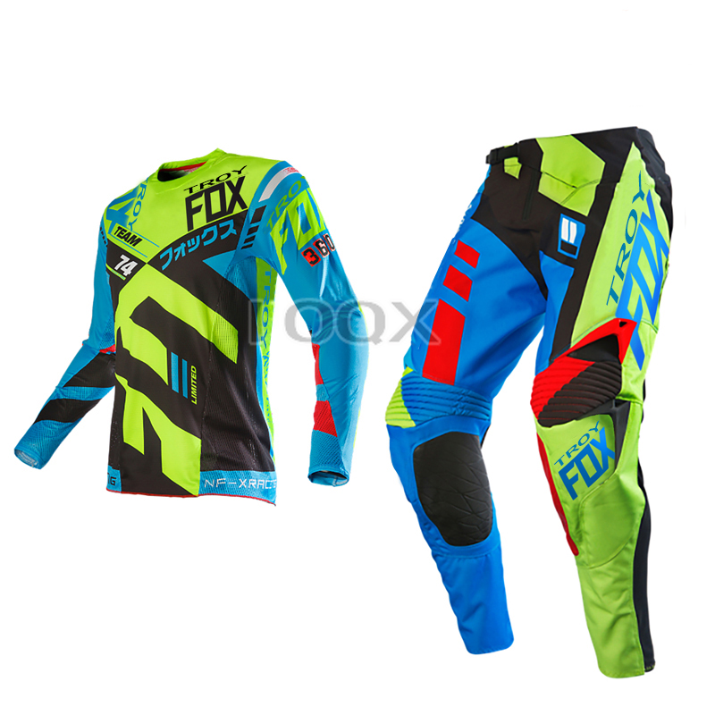 New Mens Fox Cycling Jersey Motocross MX/ATV/BMX/MTB Dirt Road Bike Racing Shirt 