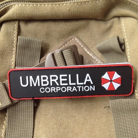 Umbrella Corporation  PVC 3D Rubber Badge Military Tactical Patch ► Photo 1/5