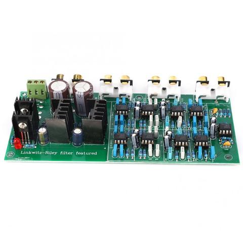 3-way electronic 6-Channel Frequency Dividing Board 310HZ/3.1KHZ Tripod for Linkwitz-Riley Filter NE5532 Op AMP Chip ► Photo 1/6