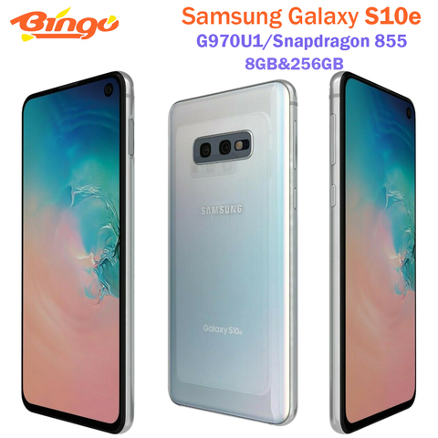 Samsung Galaxy S10e G970U1 256GB G970U Octa Core Snapdragon 855 LTE Android Mobile Phone 5.8