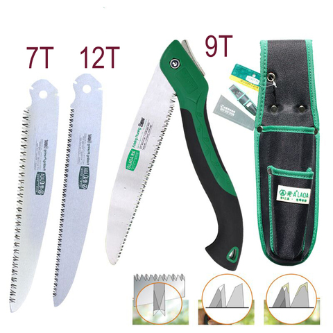 LAOA Garden Tool Sets 7T/9T/12T Folding Saw SK5 Pruning Shears Portable Felling Saw Garden pruning ► Photo 1/6