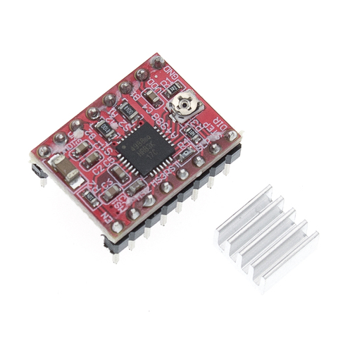 1pcs Reprap Stepper Driver A4988 Stepper Motor Driver Module with Heatsink  ► Photo 1/6