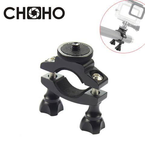 Bike Handlebar Mount  Bicycle Motorcycle CNC Aluminum Holder Vlog for Gopro Hero 9 8 7 5 6 Yi DJI OSMO Action Camera Accessories ► Photo 1/6