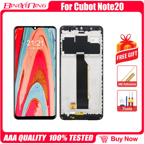 New Original For Cubot  Note 20/Note 20 Pro LCD&Touch screen Digitizer with frame display Screen module accessories Assembly ► Photo 1/2