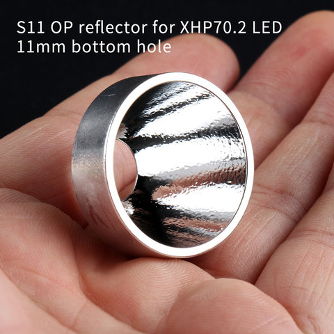 11mm bottom hole, S11 orange peel reflector for XHP70.2 ► Photo 1/2