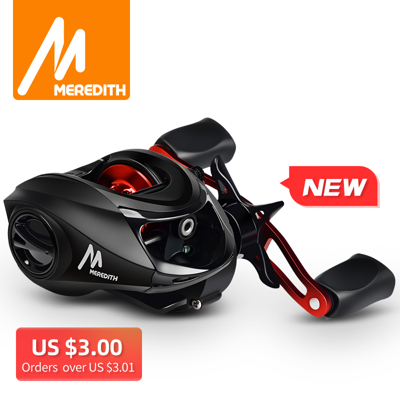 MEREDITH ARIES Baitcasting Fishing Reel 175g 4+1 Ball Bearings Drag Brake  System Fishing Coil 7.2:1 High Speed Baitcast Reel - Price history & Review, AliExpress Seller - MEREDITH Official Store