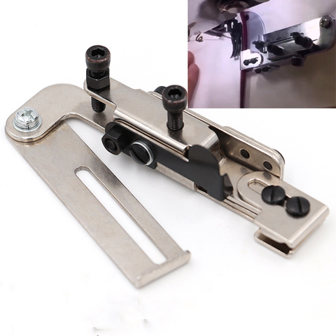 1 Piece Upper Zipper Artifact Flat Car Synchronous Car Fixed Placket Line Zipper Setting Gauge Presser Foot Assistant ► Photo 1/5