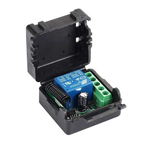 433MHz 315MHz Wireless Relay Switch Module DC 12V 1 Channel RF Remote Control Switch Heterodyne Receiver Module ► Photo 1/5