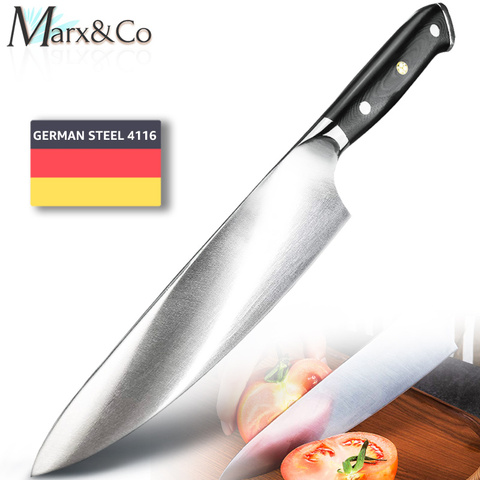 Kitchen knife high carbon Stainless steel 8 inch chef meat japenese knives 4116 German steel vegatable fruit cooking tool set ► Photo 1/6