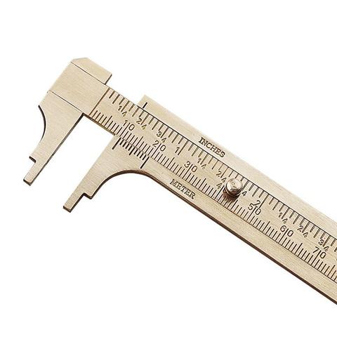 HiMISS Measure Measurement Tool Pocket 0-100mm Mini Brass Sliding Gauge Vernier Caliper ► Photo 1/6