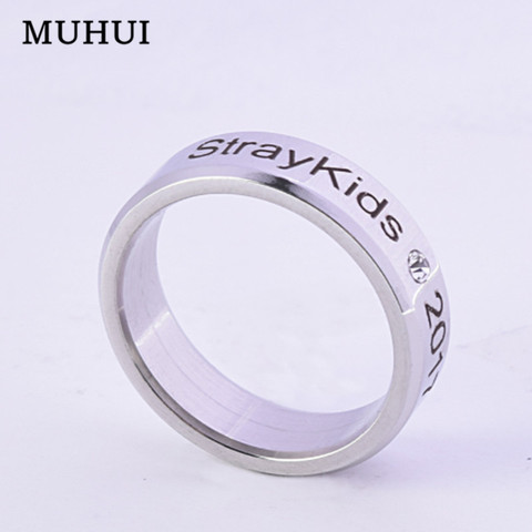 Free Shipping 1pc Kpop Stray Kids Crystal Rings For Women 19553 ► Photo 1/1