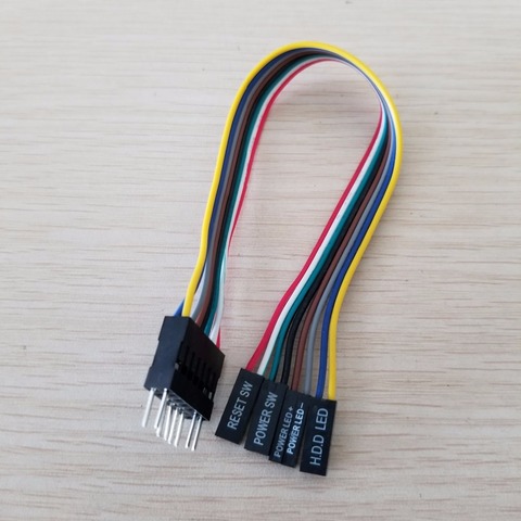 8Pin Power Switch DuPont Adapter Cable for ATX Motherboard to for Lenovo PC Host Case Front Panel 20cm ► Photo 1/4