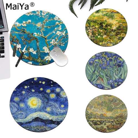 MaiYa Vincent van Gogh Soft Rubber Professional Gaming Mouse Pad Computer Anti-Slip Laptop PC Mice Pad Mat gaming Mousepad ► Photo 1/6