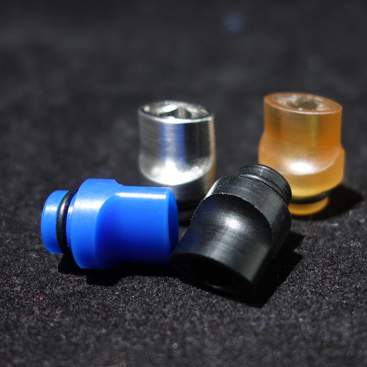 Buy Online Mtl Drip Tip 510 Pei Ultem Stainless Steel Pom Mouthpiece Flat Vape Tips For Ijusts Melo 4 Vape Accessories Ecig Alitools