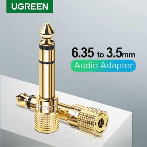 Ugreen Jack 3.5 Speaker Connector 6.35mm Male to 3.5mm Female Audio Connector 3.5 Jack Aux Cable for Speaker Guitar Jack 6.35 ► Photo 1/6