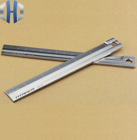 Titanium Alloy Metric Ruler Primary School Stationery Ruler 15cm Measurement Tool Drawing Ruler ► Photo 1/6