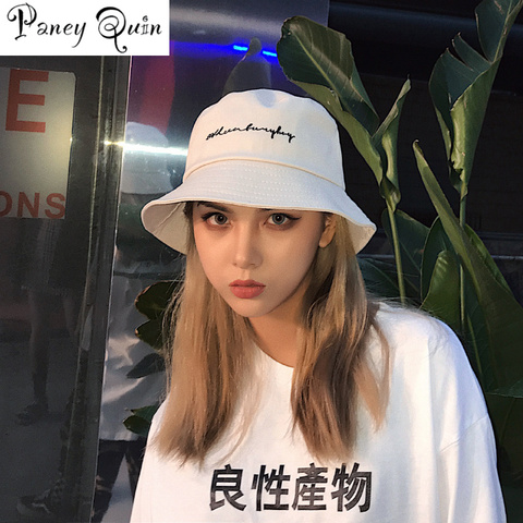Men Women Bucket Hats women Street Style Harajuku Letters Print Outdoor  Sunscreen Cotton travel Hunting Cap hats wholesale - Price history & Review  | AliExpress Seller - Panney Qin Store | Alitools.io