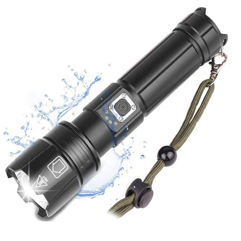 ZK20 Powerful XHP90/XHP70 LED Flashlight Zoom USB Rechargeable Power Display Powerful Torch 18650 26650 Handheld Light XHP90.2 ► Photo 1/6