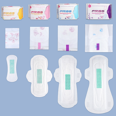 4/8/10/30Pcs/Pack Maxi Anion Sanitary Napkin Menstrual Pads Women Health Care Anion Pads Sanitary Towel Night Use 330mm ► Photo 1/6