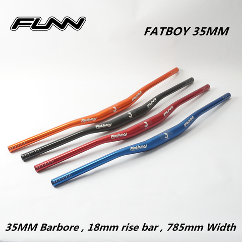 FUNN FATBOY 35MM MTB Mountain Bike Enduro Downhill AM  35MM Barbore 18 Rise  785MM Width  Bicycle Handlebar  Bar ► Photo 1/6