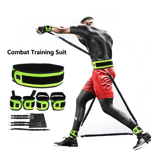 Professional Fighting Training Belt Men Women Resistance Belt Rope Fitness Exercise Elastic Bands Gym Workout Boxing Equipment ► Photo 1/6