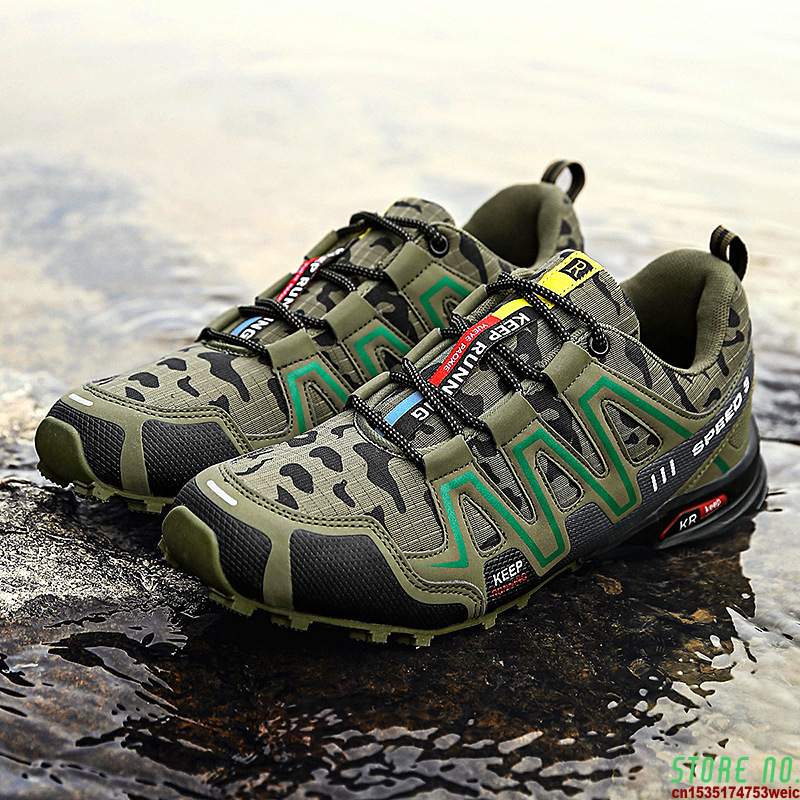 Luxury Brand Camouflage Waterproof Shoes Men Non-slip Hiking Shoes Lace Up Light Men Trekking Shoes zapatos hombre - Price history & Review | AliExpress Seller - Ali_SportShoe Store | Alitools.io