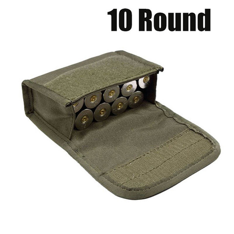 hunting 10 Round Shot Shotshell Reload Holder Molle Pouch for 12 Gauge/20G Magazine Pouch Ammo Round Cartridge Holder ► Photo 1/6