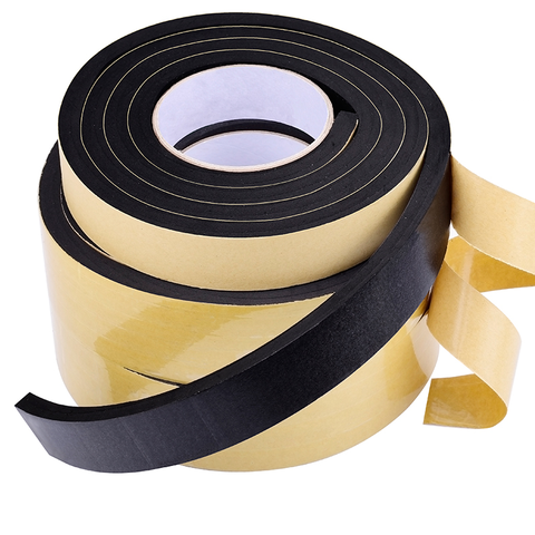 EVA sponge single-sided tape shockproof foam sealant strip 2-10MM car foam pad sound insulation buffer anti-collision foam tape ► Photo 1/6