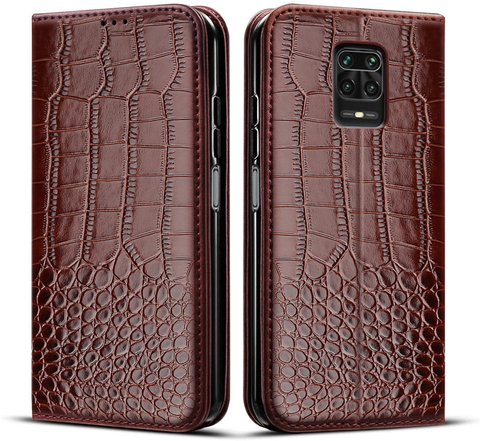Redmi Note 9S Case flip Crocodile texture leather Phone Case For Xiaomi Redmi Note 9S 9 S Note9S Note 9 Pro Max 9Pro Case Cover ► Photo 1/5