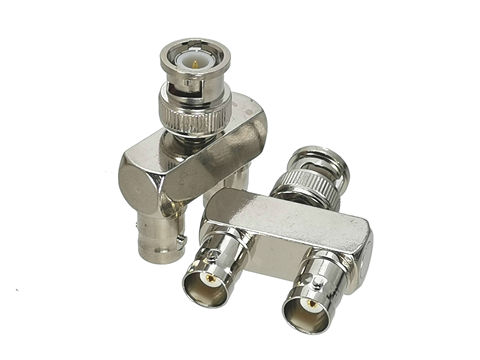 1Pcs BNC Male plug to 2x BNC Female Jack Y Splitter RF Adapter Connector Coaxial High Quanlity ► Photo 1/3