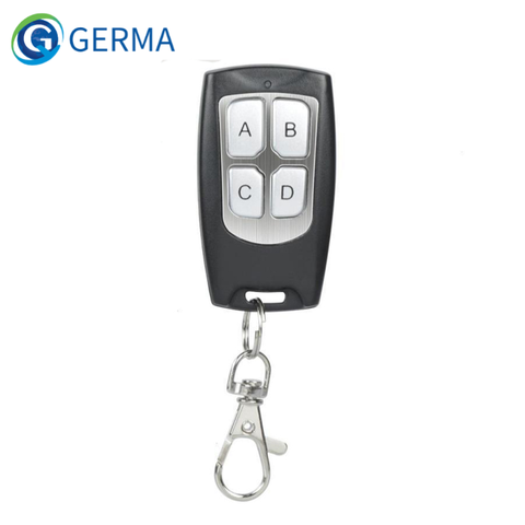 GERMA 433MHz 4 CH Button EV1527 Code Remote Control Switch RF Transmitter Wireless Key Fob For Smart Home Garage Door Opener ► Photo 1/6