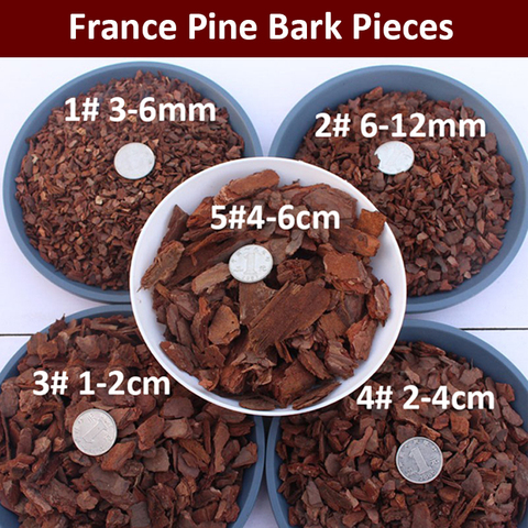 Natural France Pine Bark Dendrobe Orchid Plants Zymotic Pine Tree Bark Fertilizer Long Time Last Cultivation Substrate ► Photo 1/4
