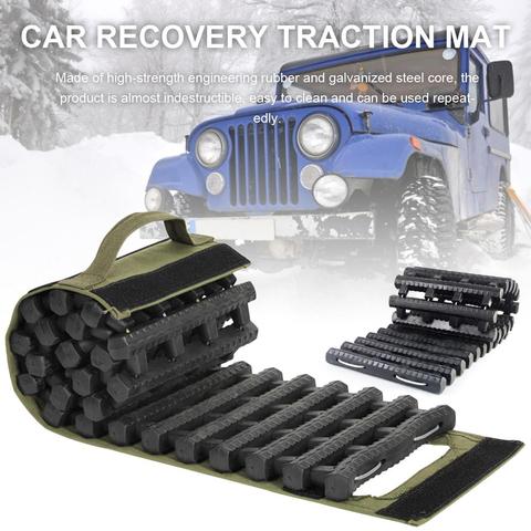 Universal Car Grip Tracks Traction Mat Recovery Traction Mat Portable Emergency Track Tire Ladder For Ice Snow Sand Off-Road ► Photo 1/6