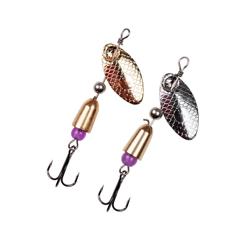 1pcs fishing wobbler metal baits Spinner Bait Fishing spoon Lure 3.5g/5.5g Bass Hard Baits With Treble Hook Tackle High Quality ► Photo 1/6