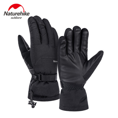 Naturehike 2022 New GL07 Outdoor Camping HIking Waterproof Warm Down Soft Shell Gloves Ski Thickened Down Gloves ► Photo 1/6