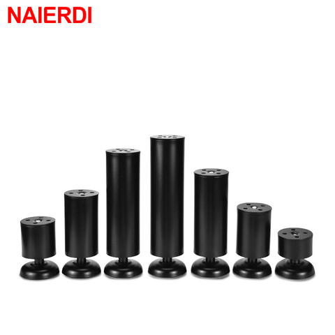 NAIERDI 6CM-30CM Furniture Foot Adjustable Cabinet Legs Stainless Steel Table Sofa Furniture Leg Table Feets Cabinet Table Legs ► Photo 1/6