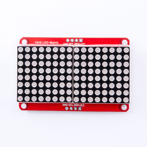 HT16K33 LED Dot Matrix LED Display 16*8 LED screen ► Photo 1/3