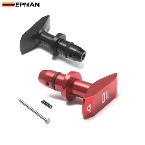 EPMAN Billet aluminium Oil Dipstick Pull Handle Replacement For Ford Mustang GT V8 GT50 EPCA0411 ► Photo 1/6