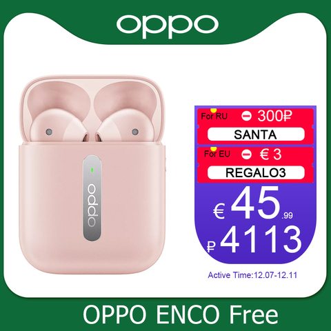Oppo Enco Free / X Wireless Earphone TWS Noise Cancellation Earphone Bluetooth 5.0 Earbuds For Reno 4 Pro SE Find X2 Pro ► Photo 1/6