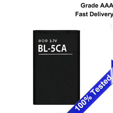 BL-5CA BL5CA Battery For Nokia 1110 1111 1112 1200 2310 5130XM 7600 N70 E60 5030 C2-00 C2-01 X2-01 BL 5CA ► Photo 1/1