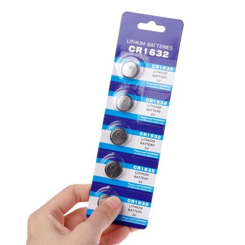 5PCS Button Battery CR1632 Lithium Coin Cell Batteries 3V LM1632 BR1632 ECR1632 CR 1632 Electronic Watch Toy Remote G6DD ► Photo 1/5