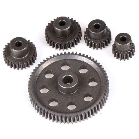 11184 Metal Diff Main Gear 64T 11181 Motor Pinion Gears 21T Truck 1/10 RC Parts HSP BRONTOSAURUS Himoto Amax Redcat Exceed 94111 ► Photo 1/6