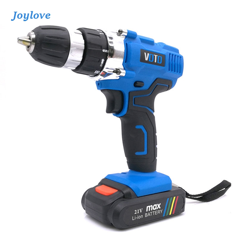 HILDA Electric Drill Cordless Screwdriver Lithium Battery Mini