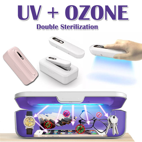 Multifunctional UV Sanitizer Box Ultraviolet Ozone Disinfection Machine UV Light Sanitizing Wand for Phone Makeup Tool Keyboard ► Photo 1/1