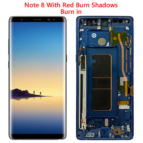 Super AMOLED N950F LCD For Samsung Note 8 LCD Display 6.3'' With Frame Assembly For Samsung Note 8 SM-N950 LCD Display Repair ► Photo 1/6