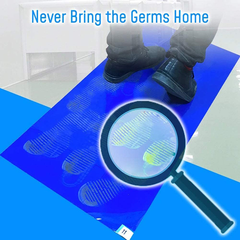 30pcs Entrance Door Mat Doormat Sanitizer Peel Off Sticky Floor Can Tear Dust Dirt Remover Pad Dust free Purification Sticky Pad ► Photo 1/6