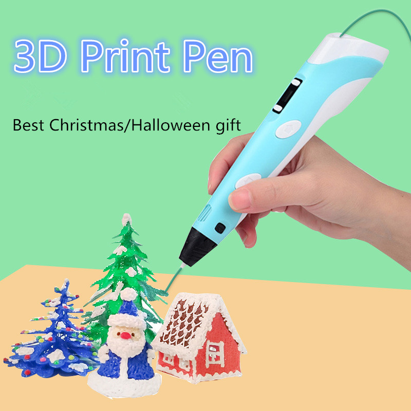 3D Printing Pen DIY 3D Printer Pen Drawing Pens with ABS Filaments Kids  Educational Learning Toy for Children Christmas Gifts
