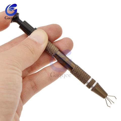 Electronic Component Grabber IC Extractor Pickup BGA Chip Picker Patch IC Suck Pen Electronic Repair Tools  Metal Four Claw ► Photo 1/6