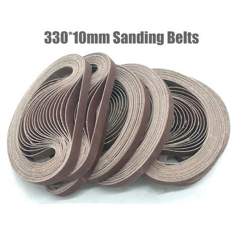 10PCS 330*10mm 40-1000Grit Abrasive Sanding Belts Sander Grinding Polishing Tools ► Photo 1/5