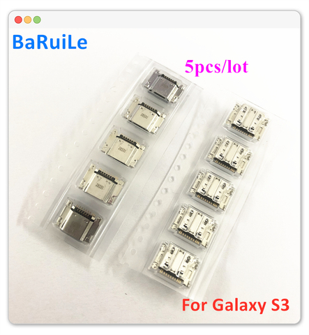 BaRuiLe 5pcs Mini micro USB Charging Port Power Jack For Samsung Galaxy S3 i9300 I9305 USB Connector Micro USB Socket 11pin ► Photo 1/1